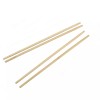 Kari-Out Disposable Round 8.5" Bamboo Chopsticks, Individually Wrapped Separated -