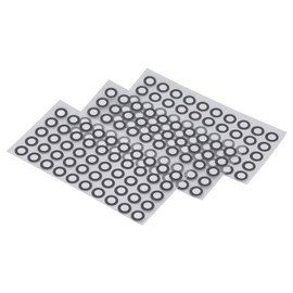 150pcs 6.0mm 3D Scan Markers, 3D Tracking Point Reference Point Markers for 3D Scanning, Target Positioning with Black, Reflective Glass Micro Beads