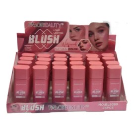 Blush Y Labial Waterproof 6 Tonos Rosas Varios
