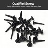 Mywish 185 Pieces #8 Self Tapping Screws Assortment Kit for
