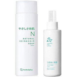 Gentle Skin & Moisturizing Skin Lotion Set, 1 Each, Dandruff, Itching, Seborrheic Scalp, Drying, Moisturizing Shampoo (Gentle & Moisturizing Skin)