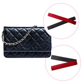 Premium Felt Purse Organizer, Base Bag Organizer Insert for WOC - Light Weight, Precision Fit Purse Organizer Insert and Purse Shaper for Women Luxury Designer Handbags (BLACK-EXTENDED)