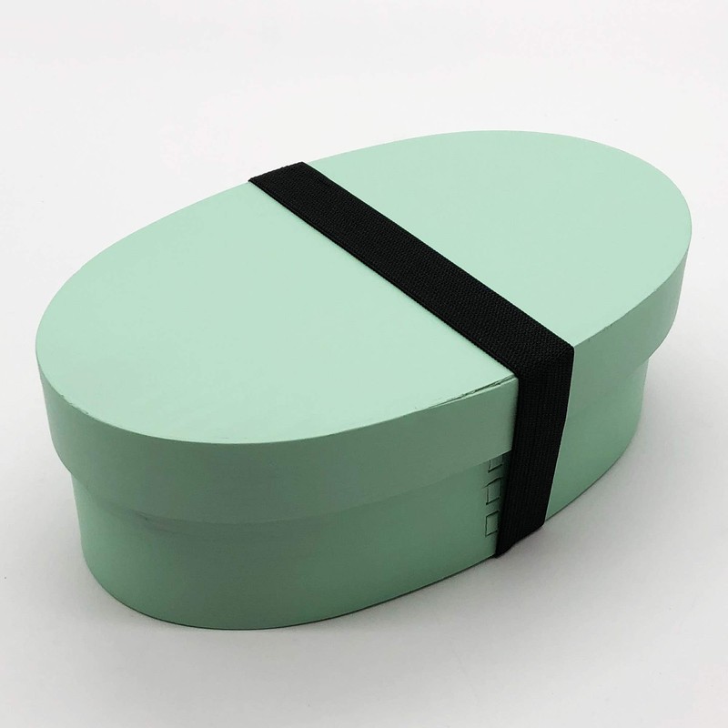 Mountains Painted Color Slim Notebook Bend wappa Bento Box Mint