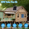 Solar Powered Fan 11.8" Greenhouse Exhaust Fan Solar 4 Fan