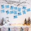 Naler Advent Calendar 2024, 24pcs Christmas Blue Candy Gift Box