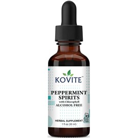 Kovite Peppermint Spirits with Chlorophyll Alcohol Free - 1 oz.