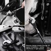 3-Piece Adjustable Crows Foot Wrench Set, 1/4" & 3/8" &