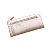 Liberte 0350800 Slim L-Shaped Zipper Long Wallet, gold (23)