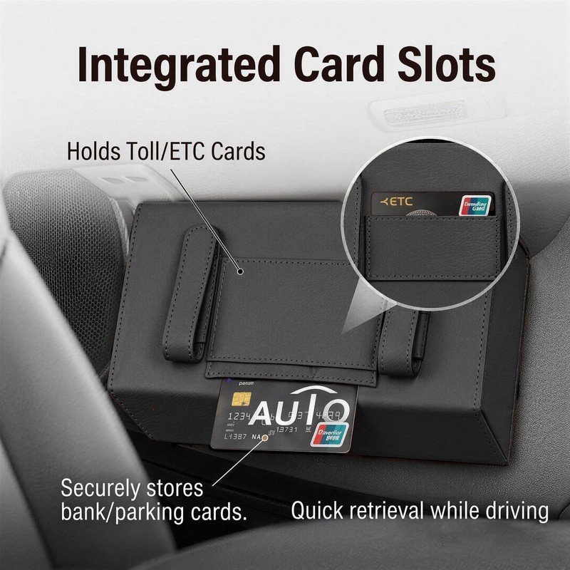 Car Visor Tissue Holder,Metal Clip Auto Napkin Dispenser for SUV