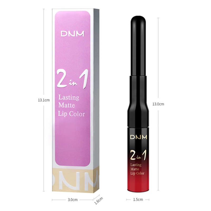 3Pcs Matte Lip Liner and Liquid Lipstick Combo Set for