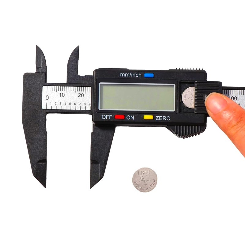 Digital Caliper 150mm Micrometer Stainless Steel with LCD Display Measuring