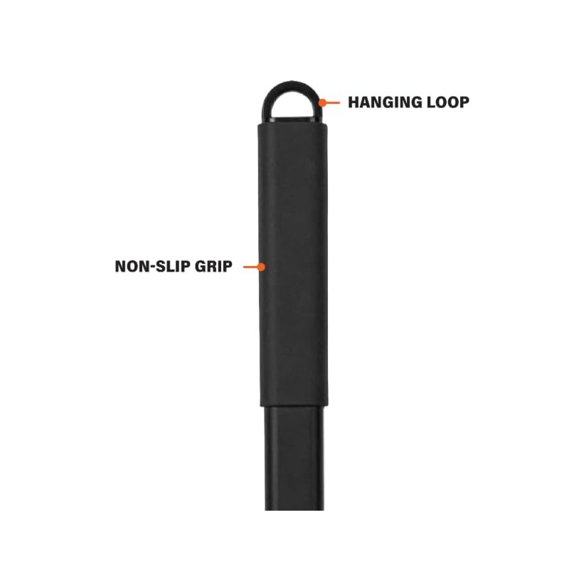 BLACKSTONE Pizza Stone Scraper with Bubble Popper, Non-Slip Grip, Hanging