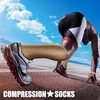 CHARMKING Compression Socks for Women and Men Circulation (4 Pairs)