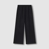 JAJU [JAJU] Women's Crinkle String Wide Pants_Black