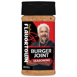 Guy Fieri's Flavortown Burger Joint Seasoning - Blend of Garlic, Onion, & Spices, Gluten-Free Grill Seasoning for Beef & Hamburgers, BBQ Meat Rub for Grilling & Smoking - 6 oz (Pack of 1)