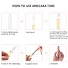 Empty Mascara Tube and Eyelash Wand Refillable Plastic Mascara Tubes