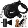 pecute Retractable Dog Leash with Poo Bag Holder, 2025 New