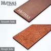 Hutsuls Knife Stropping Leather Sharpening Strop Green White Compound Sharpener