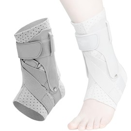 YAARUJEE Ankle Support, Sprains, Fixed, 8 Shaped Bands, Ankle Support, For Sports, Foot Support, Left and Right Sides, Adjustable, Ankle Support, Fixed Supporter, 1 Piece, M Size (15.4 - 16.5 inches