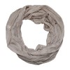 ACC Dots Women's Silk Loop Scarf, Taupe dots