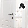 TEHAUX 1Pc Sliding Barn Door Stopper Durable Black Door Stoppers