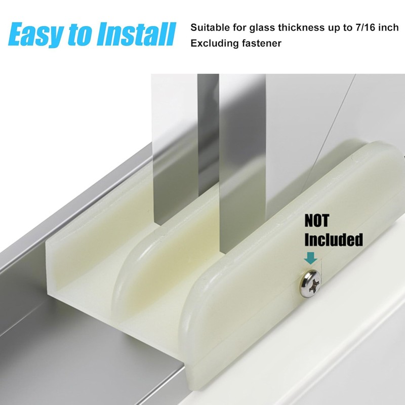 M6219 Sliding Shower Door Bottom Guide for Sliding(top Hung) Shower