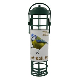 Green Jem Plastic Fat Ball Wild Bird Feeder, Easy to Fill and Clean, Attracts Many Species of Garden Birds.