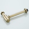 RANDOM Brass Contemporary Round Bottle P Trap 1 1/4,Basin Sink