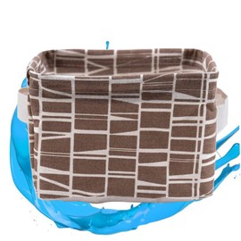 Levemolo Cotton Storage Baskets Desktop Organizer Large Space for Toys Books Clothes Sturdy and Portable Design