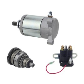 Replacement Parts For Starter&For Bendix For 2003 Polaris Ranger 4x4 6x6 500 3084981 18645 UTV with Relay Mod-A&U88-476