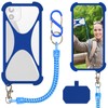 HOTEMIA Silicone Phone Lanyard Holder, Universal Phone Tether, Anti-theft Phone