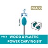 Dremel MAX High Performance (9953DM) Power Carving Bit, Stainless Steel