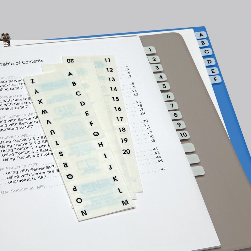 Redi-Tag, RTG31000, Permanent Stick Write-On Index Tabs, 104 / Pack