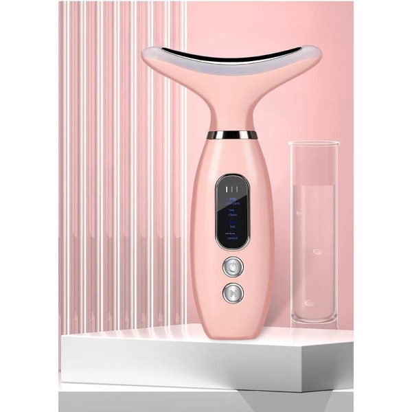 Facial and Neck Massager Red Light for Face Beauty Facial