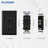 ELEGRP Decorator Wall Receptacle Outlet, Tamper Resistant 15A 125V Standard
