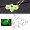 10pcs Luminous Camping Tent Pegs Set ABS 3 Hole Screw