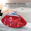 Dalzium Satin Pillowcase for Hair and Skin, Love Hearts Silk
