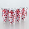 TJ Color Changing Aluminum Metal Cups, Reusable Party Cup Set,