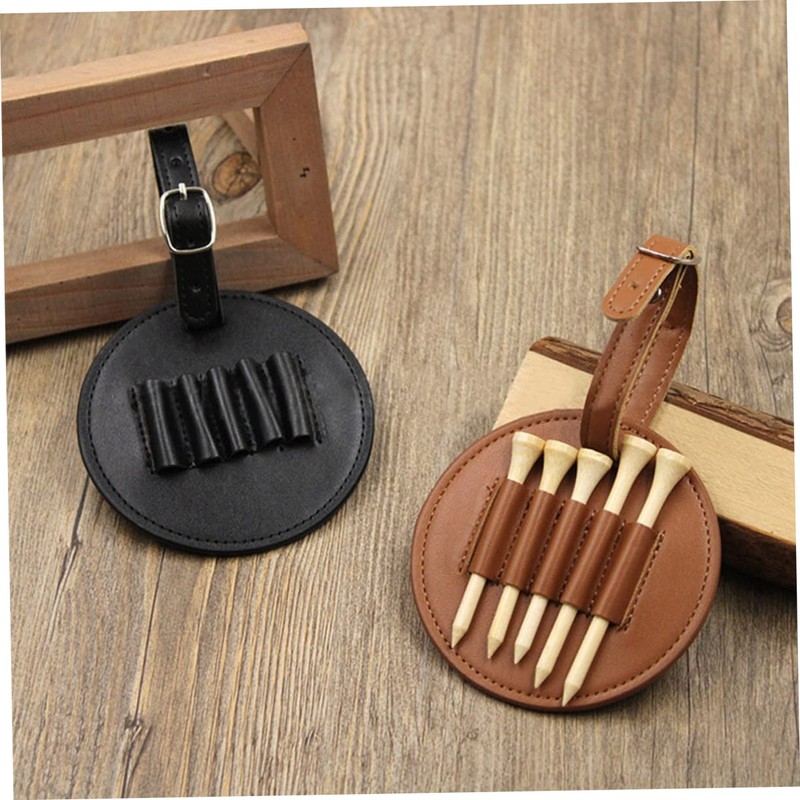 Sosoport 5pcs Golf Ball Marker Tool Tee Holder for Golfing