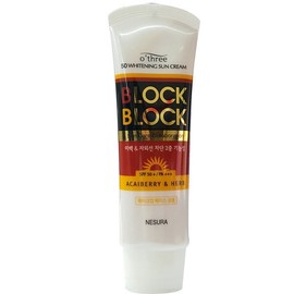 Nesura Autri Block & Block Whitening Sun Cream 80g / 네슈라 오뜨리 블록앤블록 화이트닝 선크림 80g