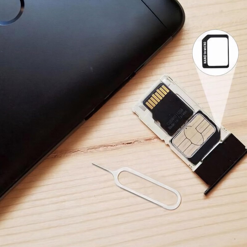 SIM Card Adapter, SIM Pin (Set of 4), DELUXEFOX Nano