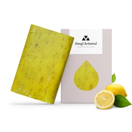 Dungl Schmied Soap Lemon Mint Handmade | Citorn Soap Bar | Scented Natural | Without Palm Oil | Care Soap with Natural Ingredients | Vegan | For All Skin Types