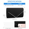 TINDTOP Clutch Purses for Women, PU Leather Formal Evening Bags
