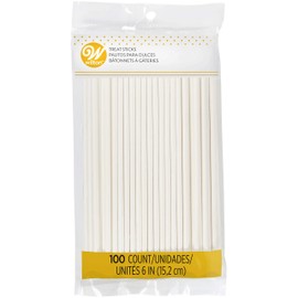 Wilton 6-Inch Lollipop Sticks, 100 Pack