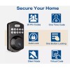 HUTOOLs Biometric Electronic Keyless Entry KS02 Deadbolt Lock Oil Rubbed
