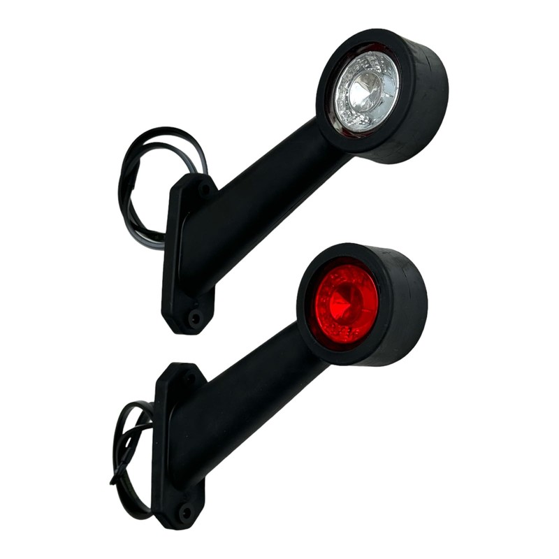 MelTruck® 2 x LED Marker Light Marker Light E9 Flat