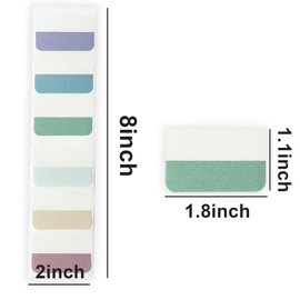 Sticky Notes, Sticky Notes, Index Tabs, Markers, Reusable Sticky Notes with Ruler Card for Document, File, Book, Notes, with 1 Coloured Sticker