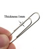HAHIYO Paper Clips Sturdy 2 inches Length 100 Pack Paperclips