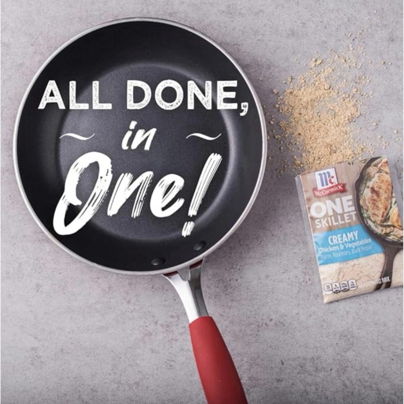 McCormick One Skillet Creamy Chicken & Vegetables Seasoning Mix, 1