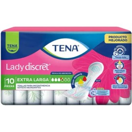 Toallas Incontinencia Tena Lady Discret Extra Larga 40 Pzas